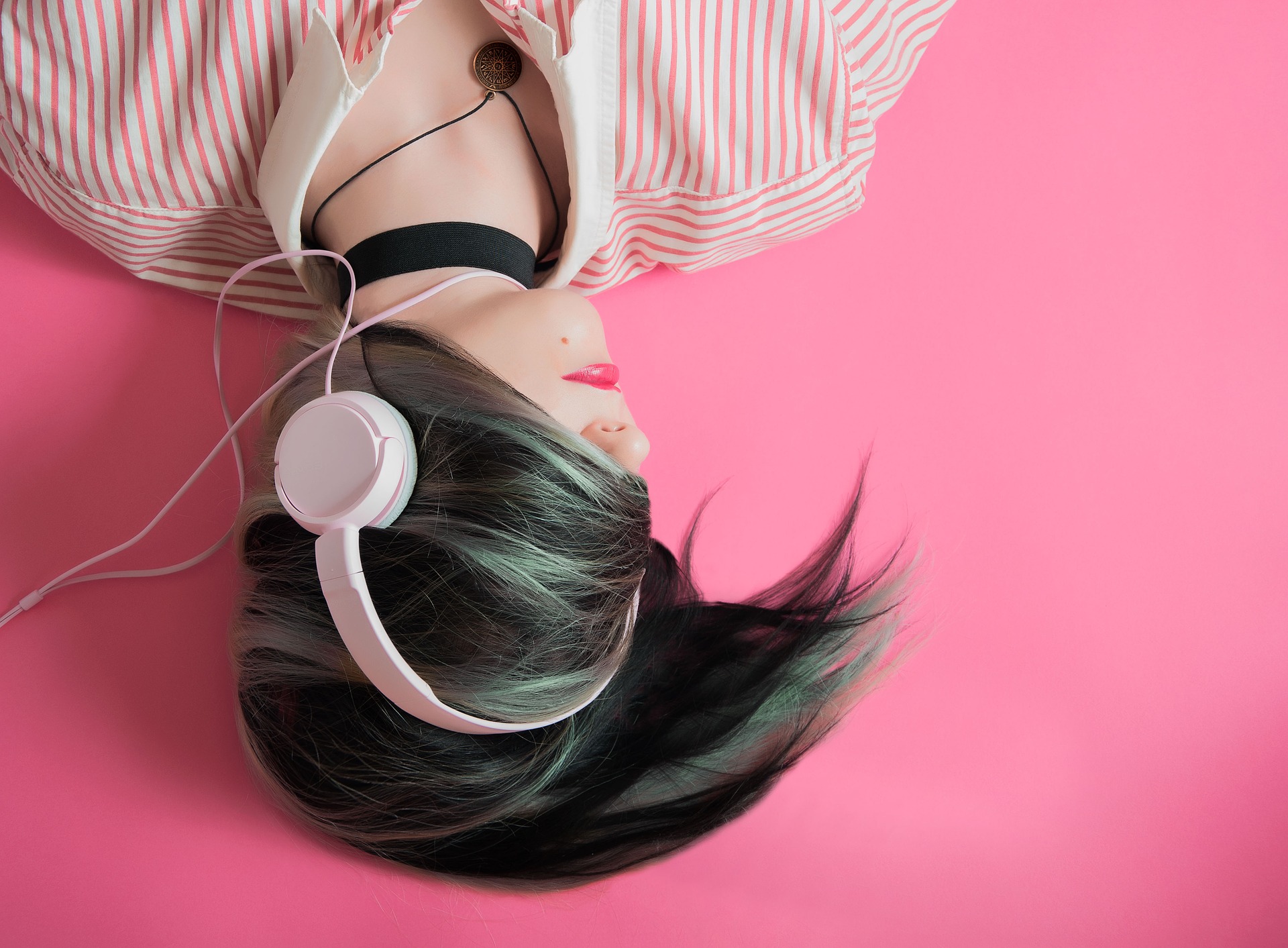 listening to relaxing music